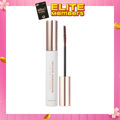 BEAUTY OF MAJESTY Wonderproof Mascara Long & Curl #02 Super Brown 8g