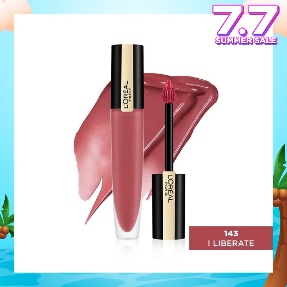 Rouge Signature Matte Lip Colour Liquid Lipstick 143 I Liberate 7ml