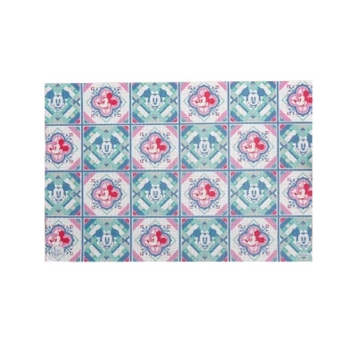 TABLE MATTERS Mickey Peranakan Tiles Rectangle Wooven Placemat MSW811 Disney (Set of 2) 1s