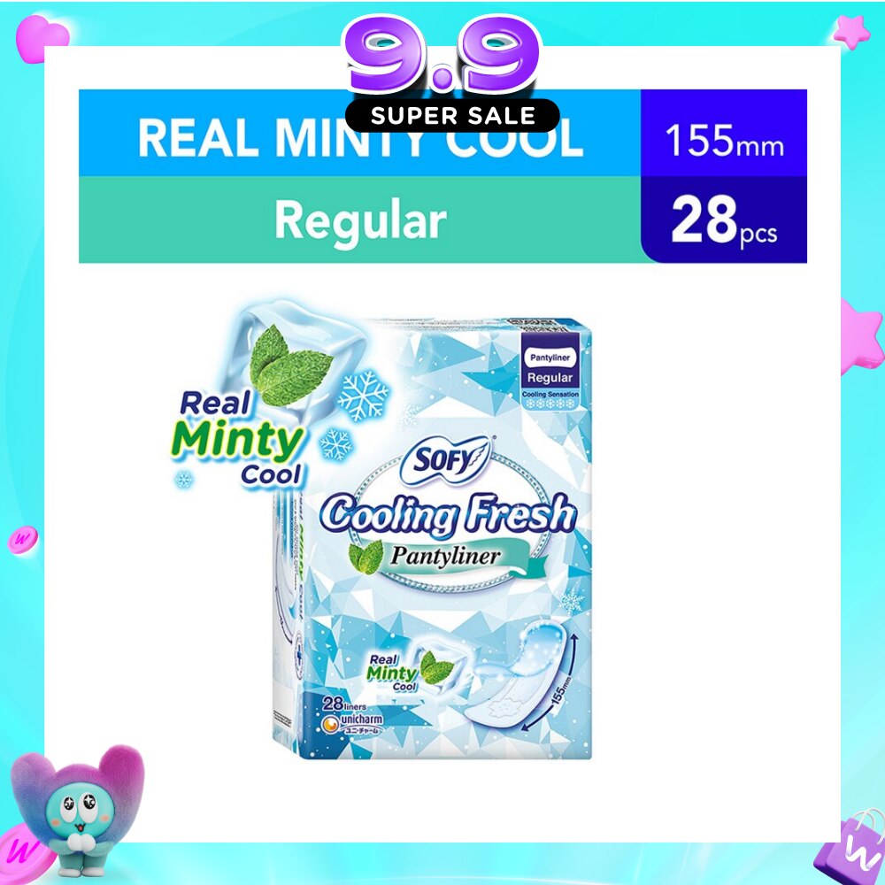 Sofy Cooling Fresh Regular Pantyliner 155mm 28s<BR> image