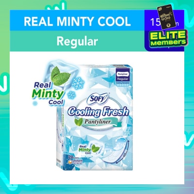 SOFY Sofy Cooling Fresh Regular Pantyliner 155mm 28s