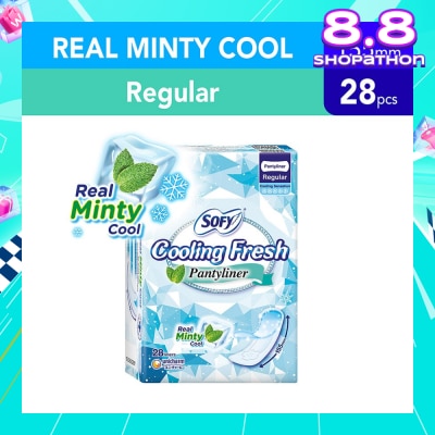 SOFY Sofy Cooling Fresh Regular Pantyliner 155mm 28s