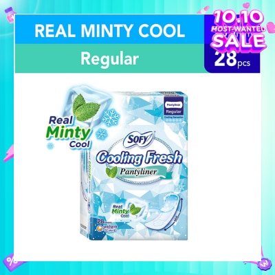SOFY Sofy Cooling Fresh Regular Pantyliner 155mm 28s