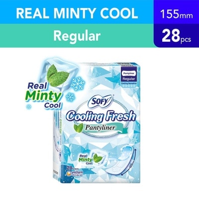 SOFY Sofy Cooling Fresh Regular Pantyliner 155mm 28s