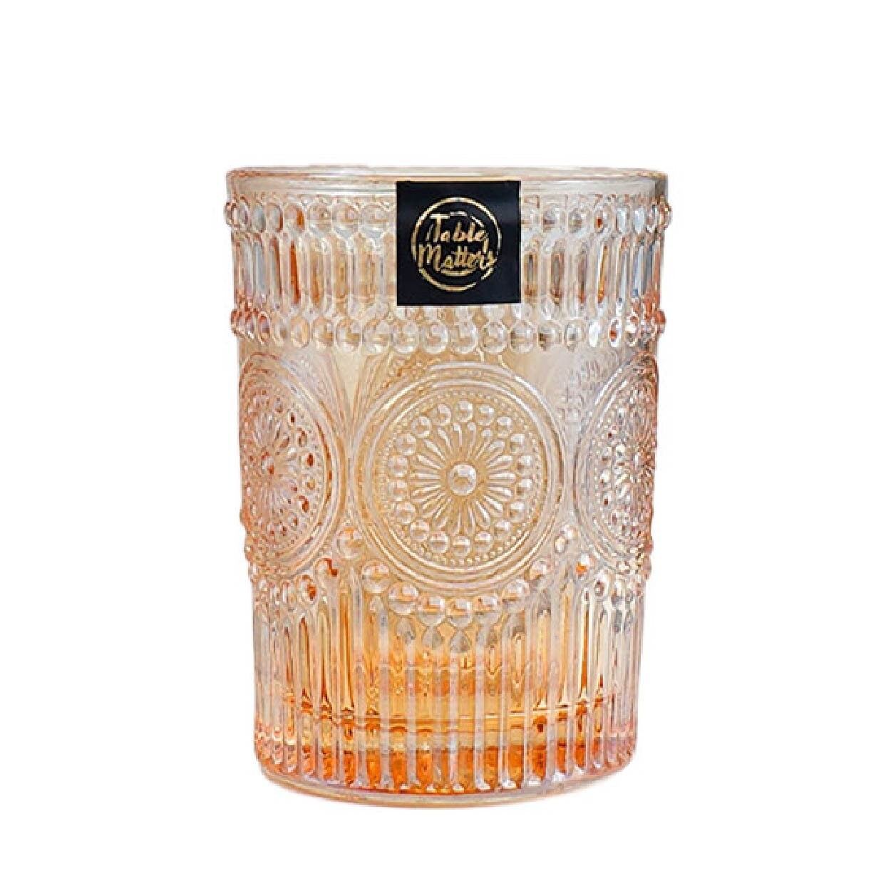 TAIKYU Amber Lace Drinking Glass CGLA33295 300ml (High Quality And Lead-Free Glass) 0.33kg