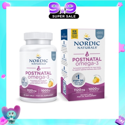NORDIC NATURALS - Postnatal Omega3 60 Soft Gels image