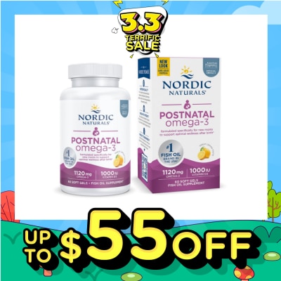 NORDIC NATURALS Postnatal Omega3 60 Soft Gels