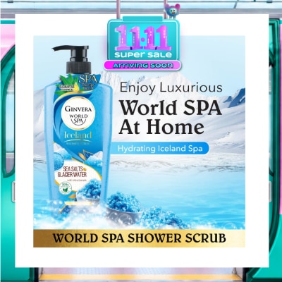 GINVERA World Spa Swiss Shower Scrub Glacier Water & Sea Salts 750ml image