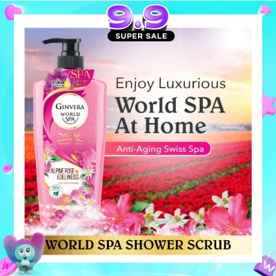 GINVERA - World Spa Swiss Shower Scrub Alpine Rose & Edelweiss 750g image