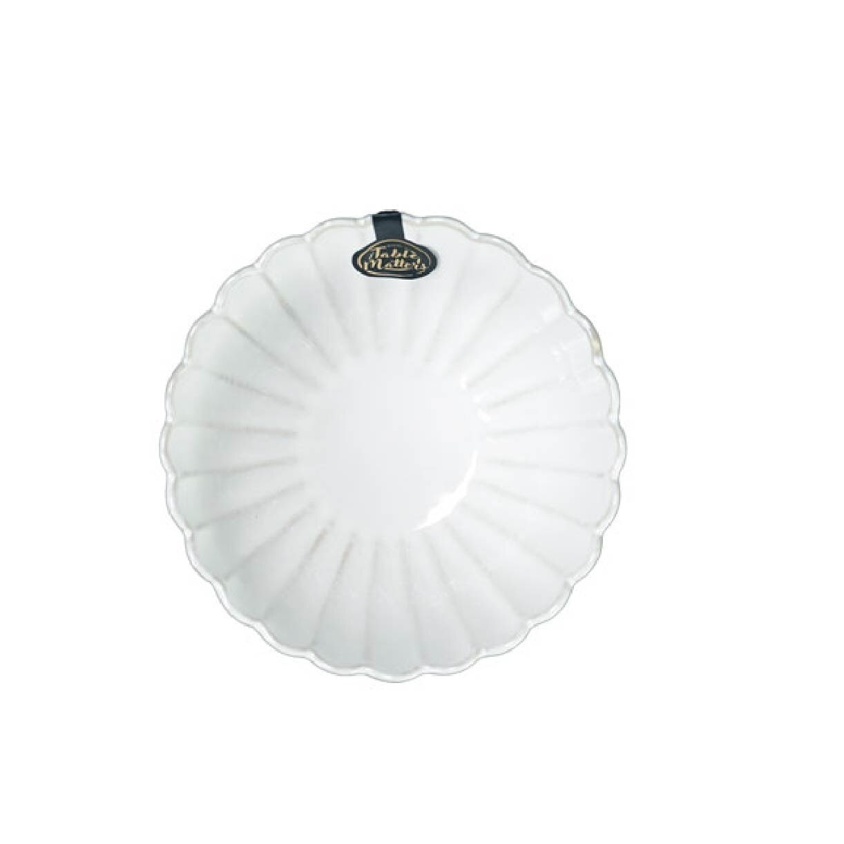 4.8 inch White Scallop Rice bowl WS10048 (Set of 2) 1s
