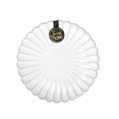 TABLE MATTERS 7 inch Coupe Plate WS41070 White Scallop 1s