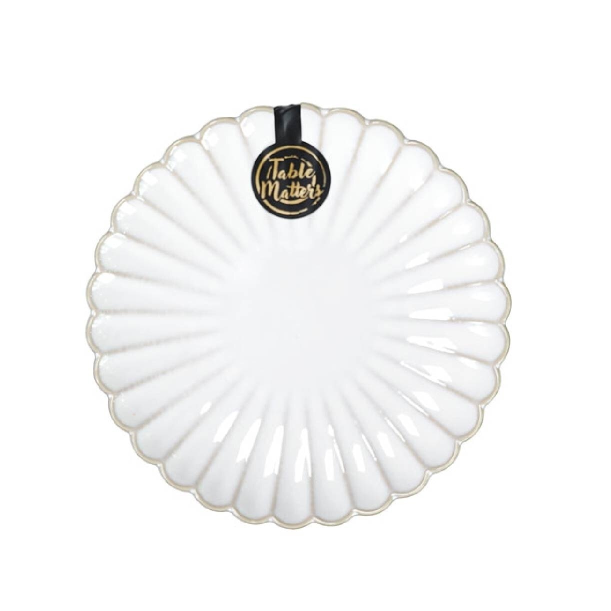 7 inch Coupe Plate WS41070 White Scallop 1s