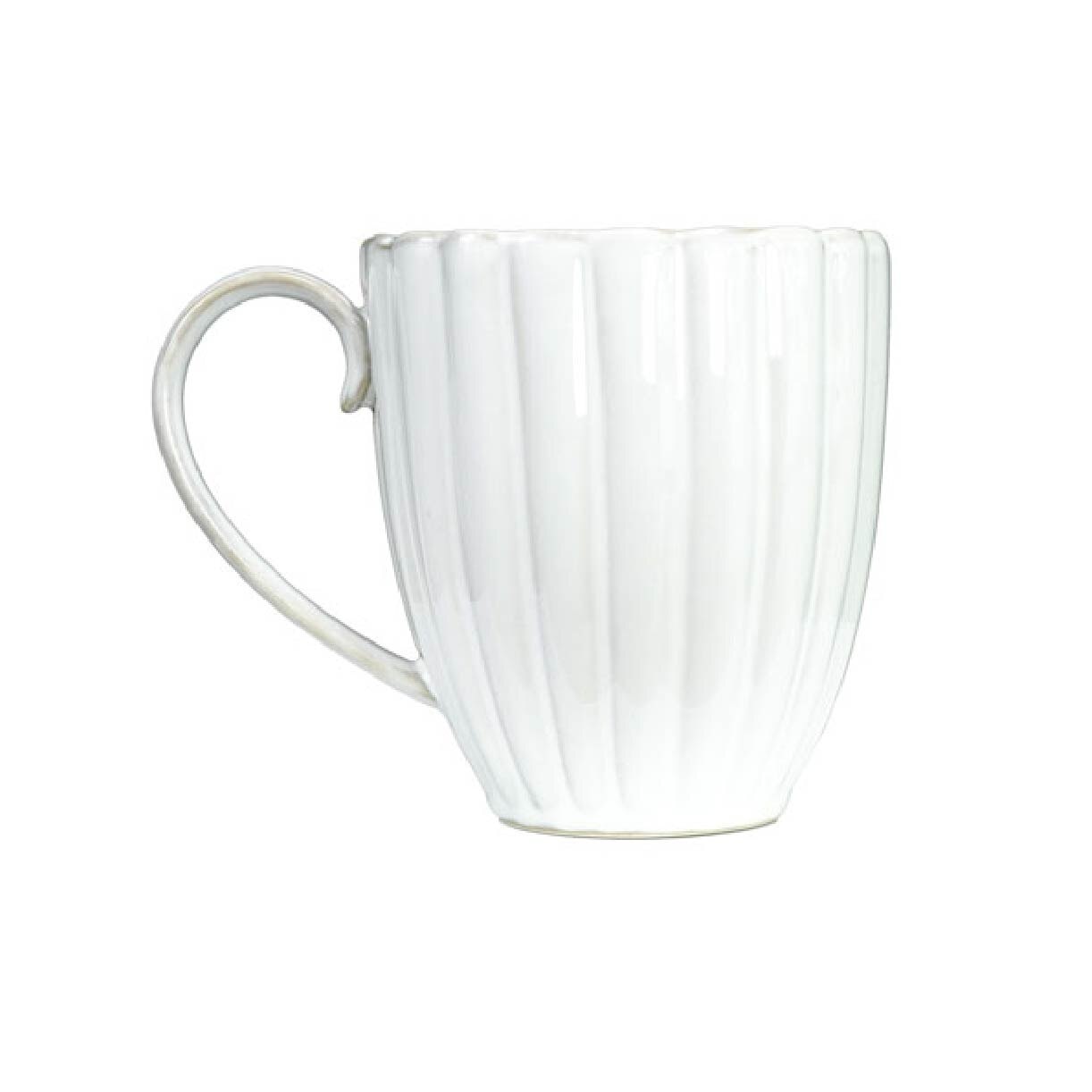 WS30410 White Scallop 410ml Mug