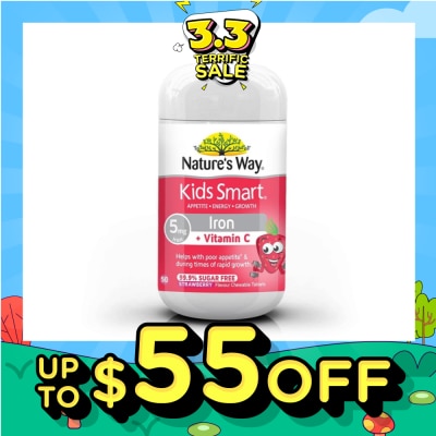 NATURES WAY Kids Smart Iron 50 Chewable Tablets