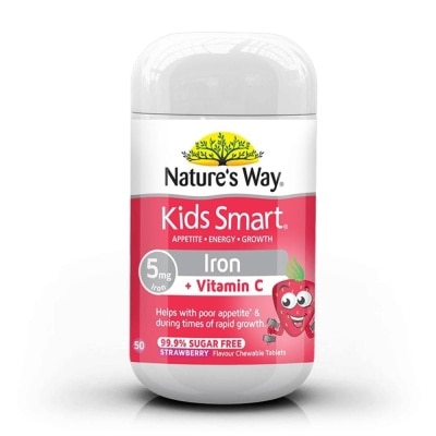 NATURES WAY Kids Smart Iron 50 Chewable Tablets