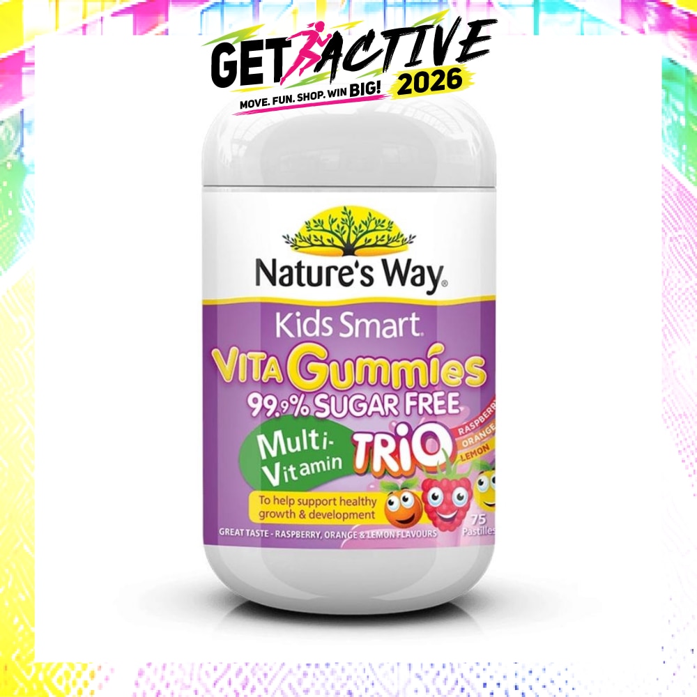 Kids Smart Vita Gummies Sugar Free Multi Trio 75 Pastilles image