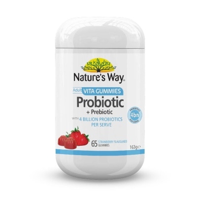 NATURES WAY Adult Gummies Probiotic Sugar Free (No Artificial Colours & Flavour) 65s