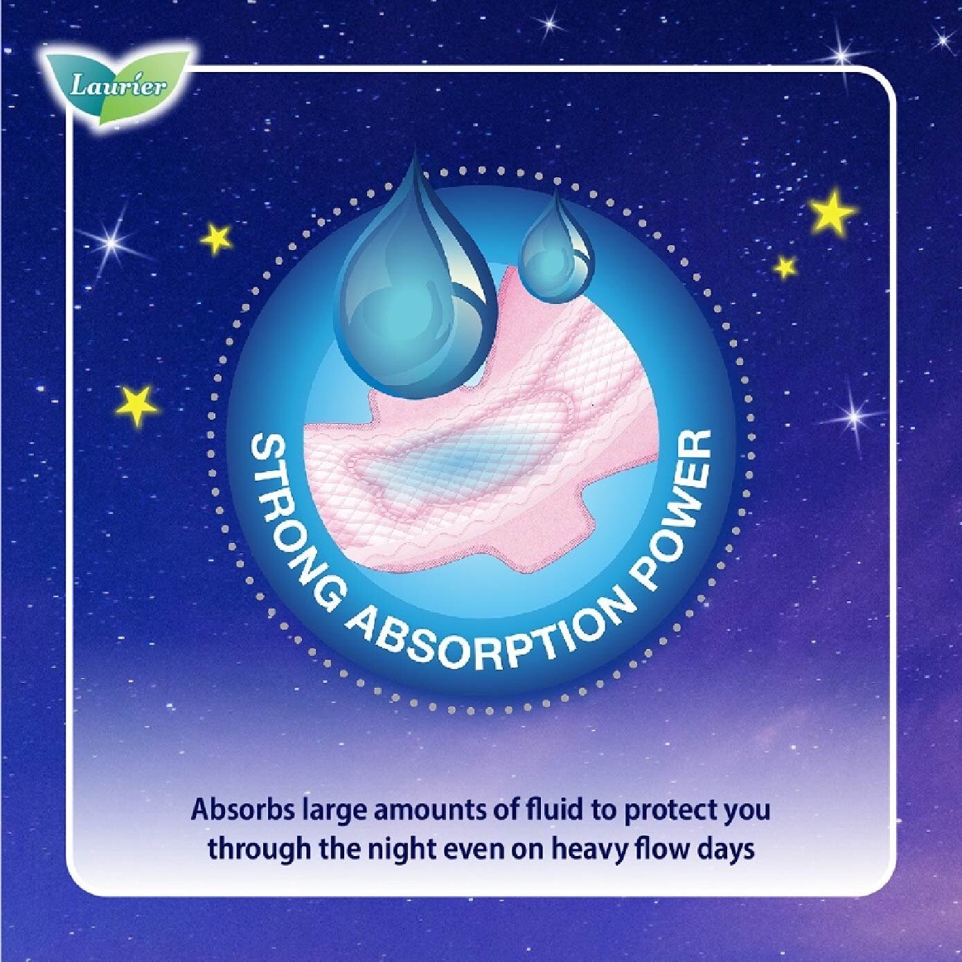 Safety Comfort Worry Free Sleep Sanitary Napkin with Wing Ultra Wide Anti Leak Overnight 40cm 8s