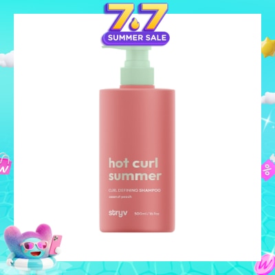 STRYV - Hot Curl Summer Defining Shampoo Coconut Peach 500ml