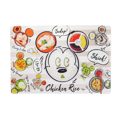 TABLE MATTERS Mickey Food Hunts Rectangle PVC Foam Placemat PMSP863 Disney (Set of 2) 1s