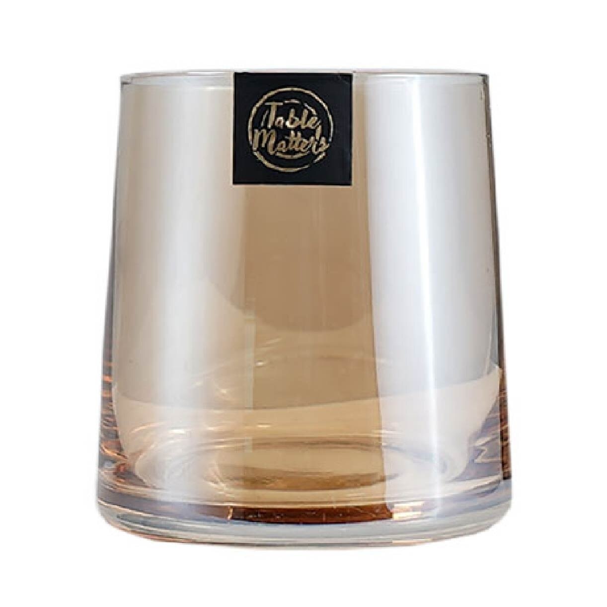 TAIKYU Amber Whiskey Glass CGWA36260 290ml (High Quality And Lead-Free Glass) 0.2kg