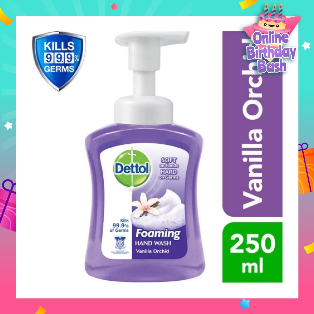 Anti-Bacterial Foaming Hand Wash Vanilla Orchid (Kills 99.9% Germs) 250ml