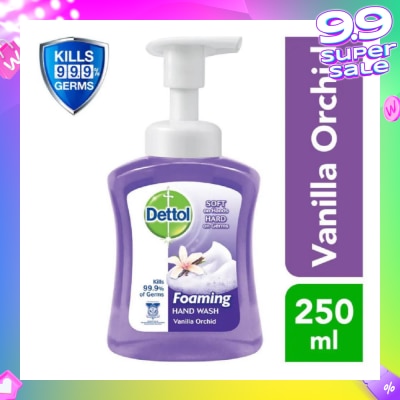 DETTOL Anti-Bacterial Foaming Hand Wash Vanilla Orchid (Kills 99.9% Germs) 250ml