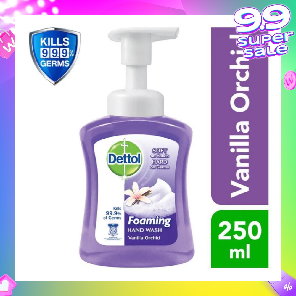 Anti-Bacterial Foaming Hand Wash Vanilla Orchid (Kills 99.9% Germs) 250ml