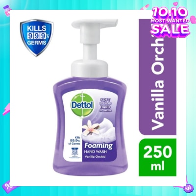 DETTOL Anti-Bacterial Foaming Hand Wash Vanilla Orchid (Kills 99.9% Germs) 250ml