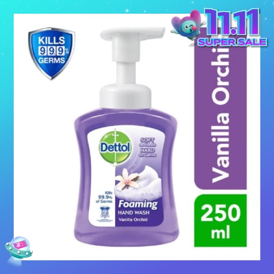 DETTOL Anti-Bacterial Foaming Hand Wash Vanilla Orchid (Kills 99.9% Germs) 250ml