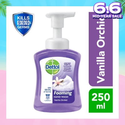 DETTOL Anti-Bacterial Foaming Hand Wash Vanilla Orchid (Kills 99.9% Germs) 250ml
