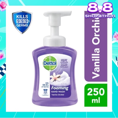 DETTOL Anti-Bacterial Foaming Hand Wash Vanilla Orchid (Kills 99.9% Germs) 250ml