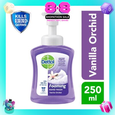 DETTOL - Anti-Bacterial Foaming Hand Wash Vanilla Orchid (Kills 99.9% Germs) 250ml