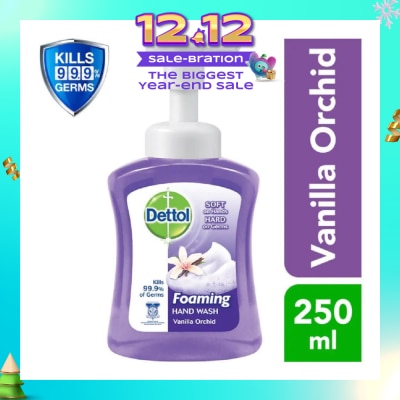 DETTOL Anti-Bacterial Foaming Hand Wash Vanilla Orchid (Kills 99.9% Germs) 250ml