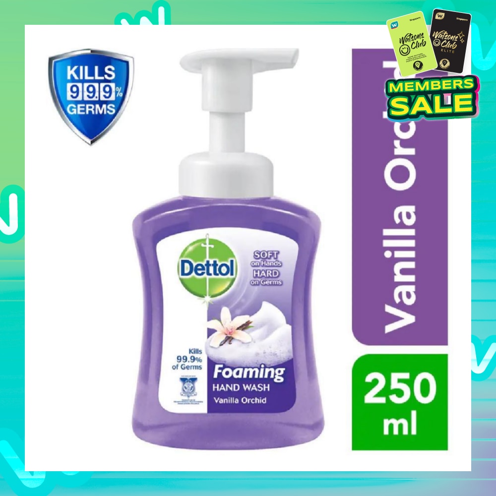 Anti-Bacterial Foaming Hand Wash Vanilla Orchid (Kills 99.9% Germs) 250ml