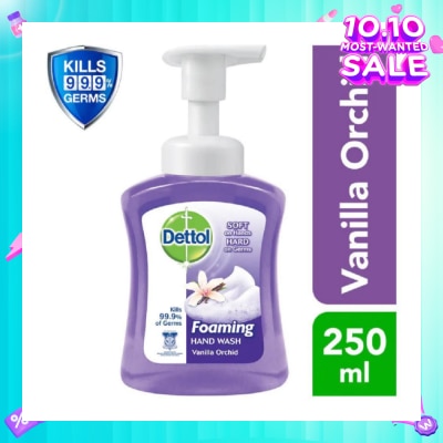 DETTOL Anti-Bacterial Foaming Hand Wash Vanilla Orchid (Kills 99.9% Germs) 250ml
