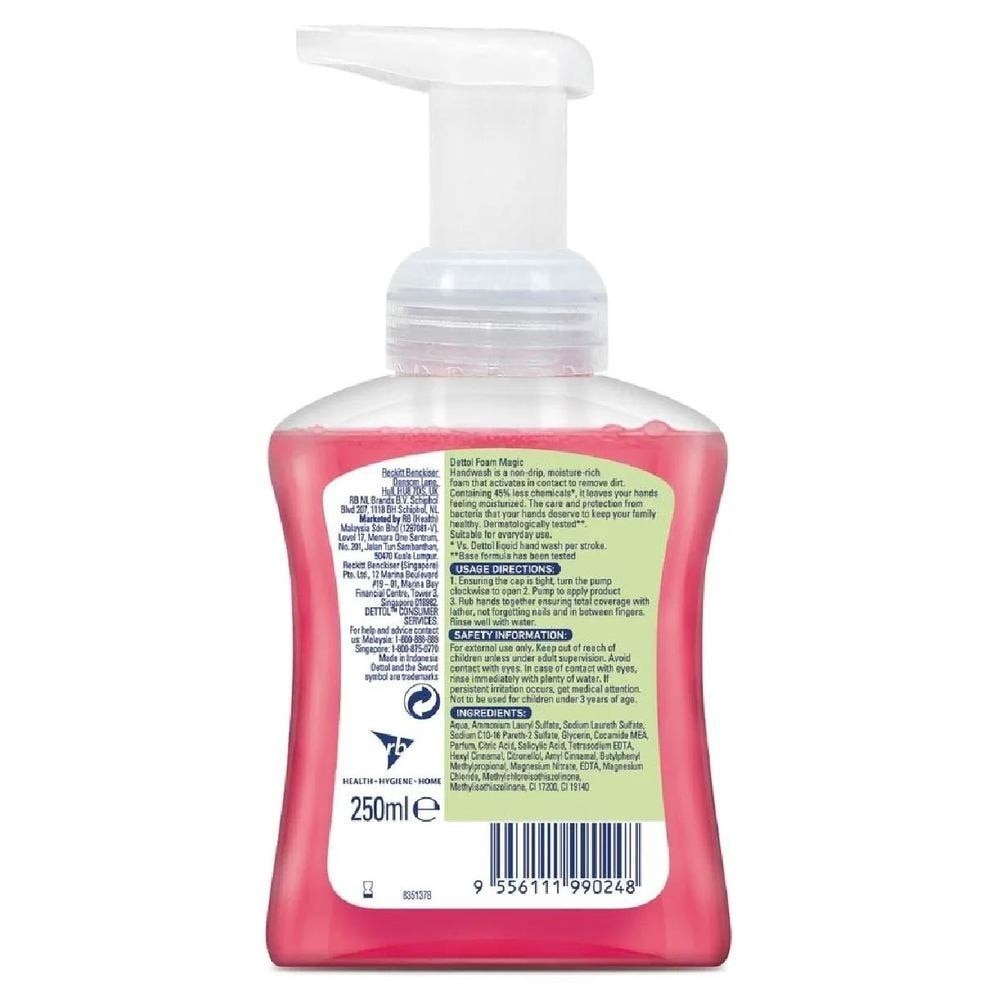 Anti-Bacterial Foaming Hand Wash Rose Cherry (Kills 99.9% Germs) 250ml