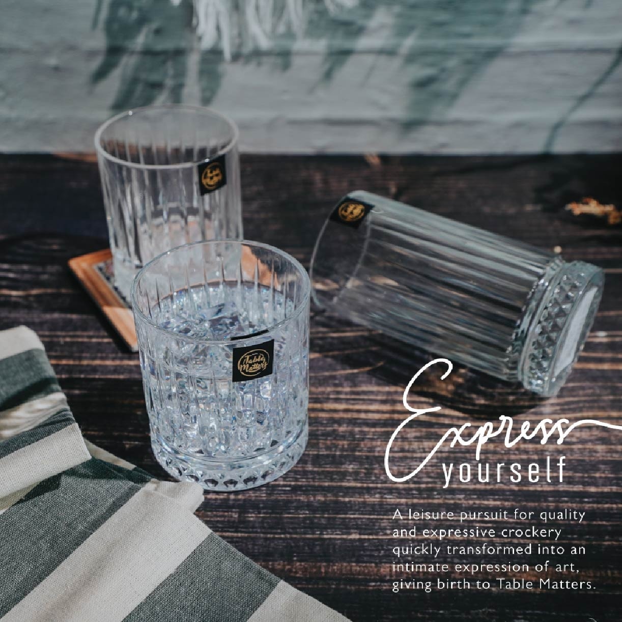 TAIKYU Crystal Whiskey Glass CGSC36445 (High Quality And Lead-Free Glass) 445ml