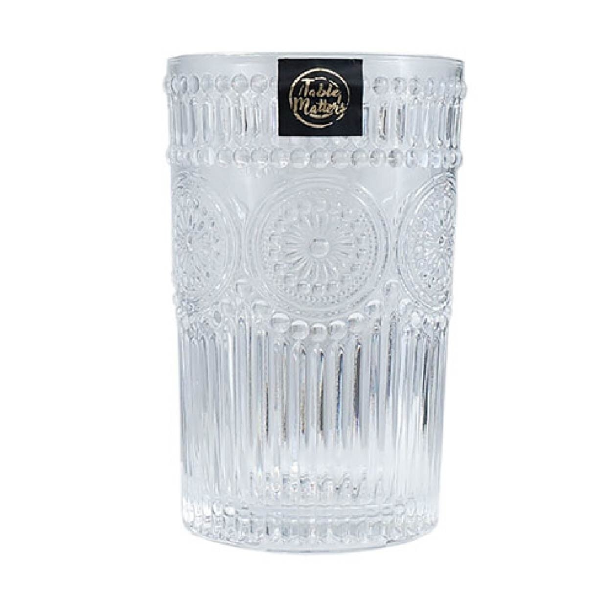 Taikyu Lace Drinking Glass 300ml CGLD33300 (Set of 2) 1s