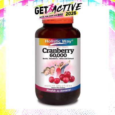 HOLISTIC WAY - Cranberry 60000mg (For Urinary Tract Health) 60s image