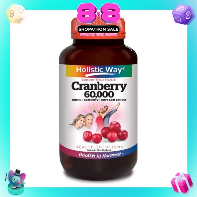 HOLISTIC WAY - Cranberry 60000mg (For Urinary Tract Health) 60s