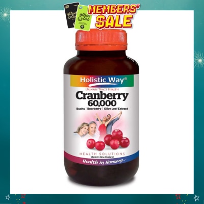 HOLISTIC WAY - Cranberry 60000mg (For Urinary Tract Health) 60s