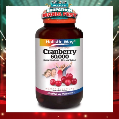 HOLISTIC WAY - Cranberry 60000mg (For Urinary Tract Health) 60s