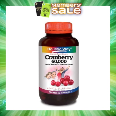 HOLISTIC WAY - Cranberry 60000mg (For Urinary Tract Health) 60s