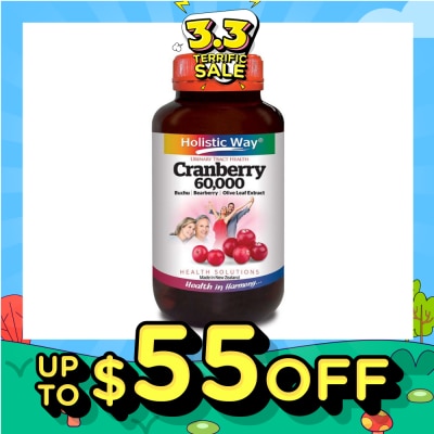 HOLISTIC WAY Cranberry 60000mg (For Urinary Tract Health) 60s