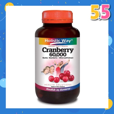 HOLISTIC WAY Cranberry 60000mg (For Urinary Tract Health) 60s
