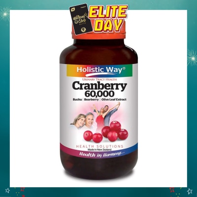 HOLISTIC WAY - Cranberry 60000mg (For Urinary Tract Health) 60s