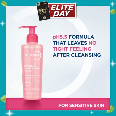 BIODERMA Sensibio Gel moussant Gentle Soothing Micellar Foaming Gel Cleanser (Sensitive Skin) 200ml image