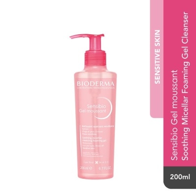 BIODERMA Sensibio Gel moussant Gentle Soothing Micellar Foaming Gel Cleanser (Sensitive Skin) 200ml