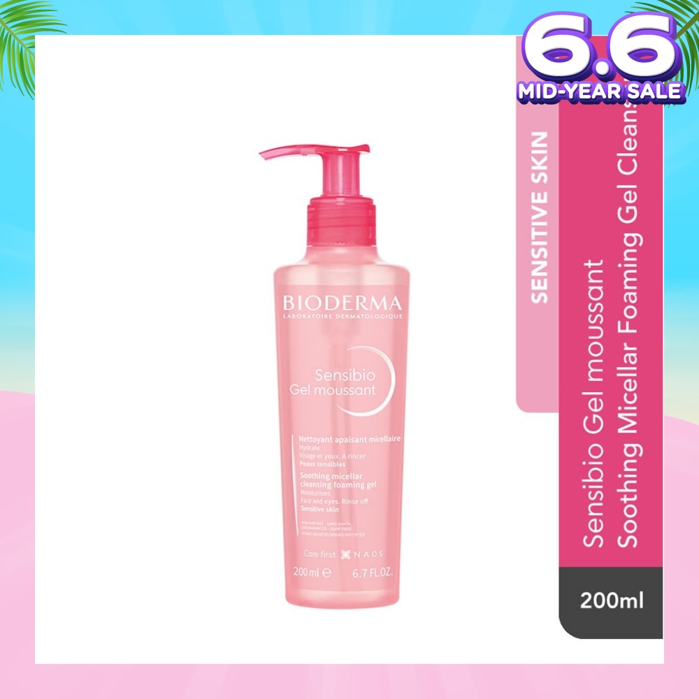 Sensibio Gel moussant Gentle Soothing Micellar Foaming Gel Cleanser (Sensitive Skin) 200ml